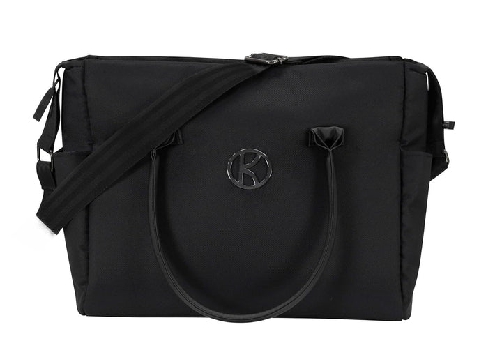 Kunert Ivento Premium 2in1 Kinderwagen mit Goldrahmen, Aluminiumrahmen, Bunt (Schwarz), Schwarz
