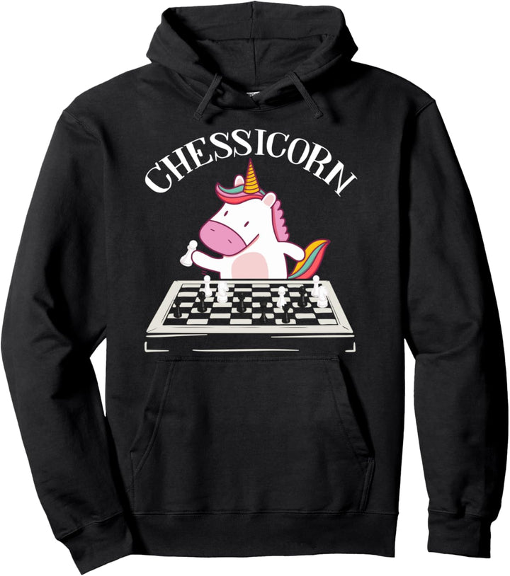 Schachspieler Chessicorn Club Team Pullover Hoodie