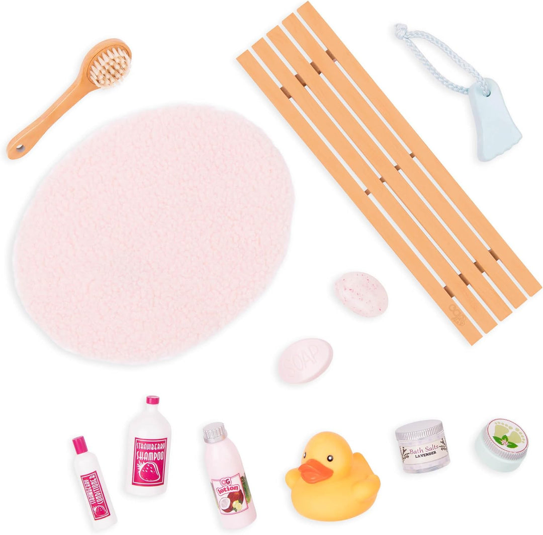 Our Generation - og - Badewannen Set Retro Deluxe - 44937, Badewanne