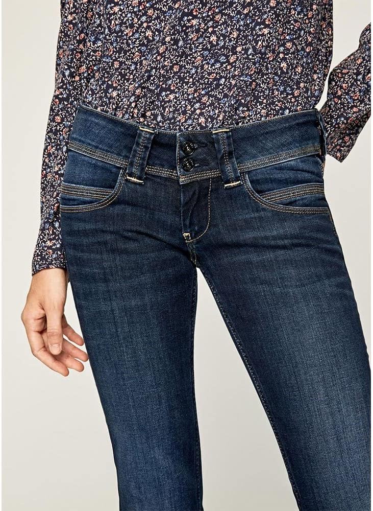 Pepe Jeans Damen Straight Leg VENUS 24W / 30L Blue (Denim-h06), 24W / 30L Blue (Denim-h06)