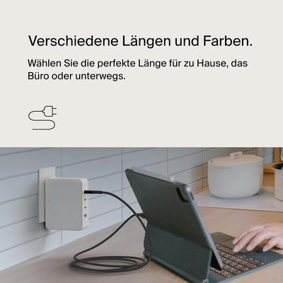Belkin BoostCharge USB-C-auf-USB-C-Ladekabel, Schnellladekabel mit 240 W Power Delivery, USB-IF-zert