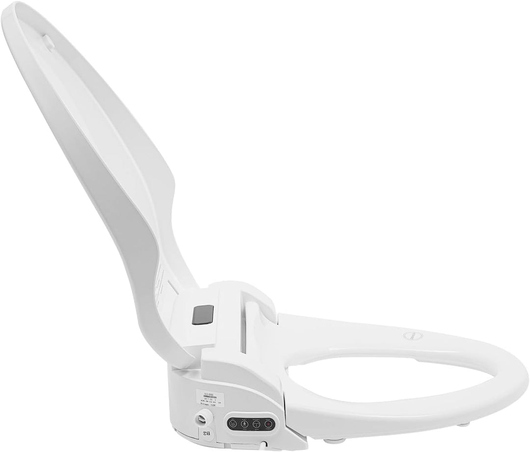 Smart Toilettensitz mit Temperaturanzeige,Elektronisches Toilettendeckel mit seitlichem Bedienelemen