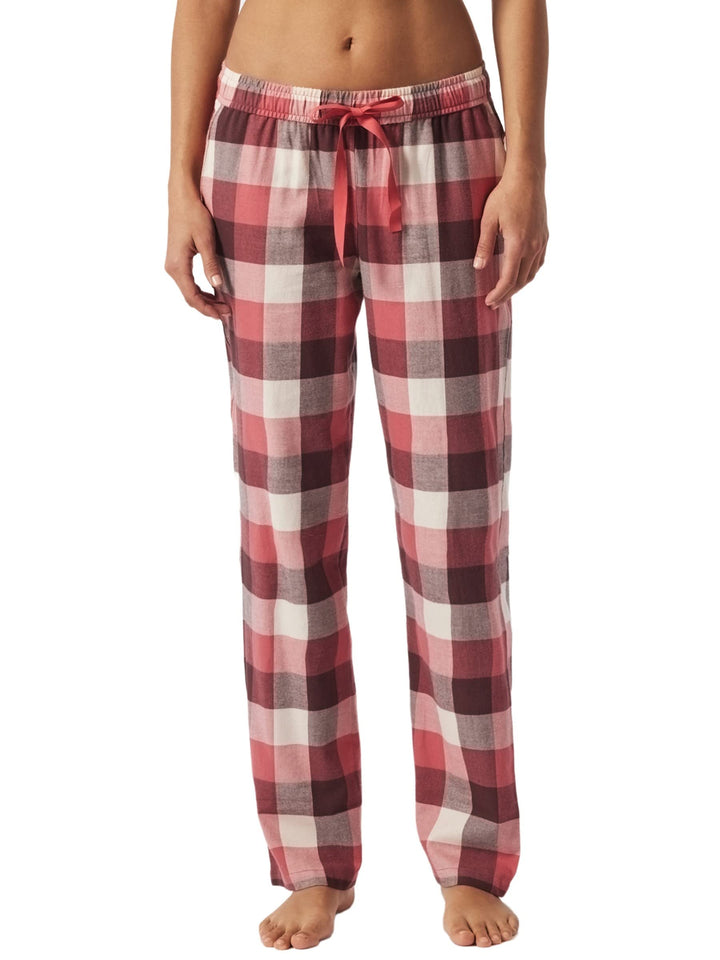Schiesser Damen Sweatshirt Pyjamaunterteil, braun, 46