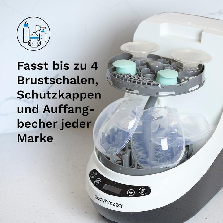 Baby Brezza Bottle Washer Pro Einsatz für Milchpumpen – Kompatibel mit Wearables, Sammelbehältern, V
