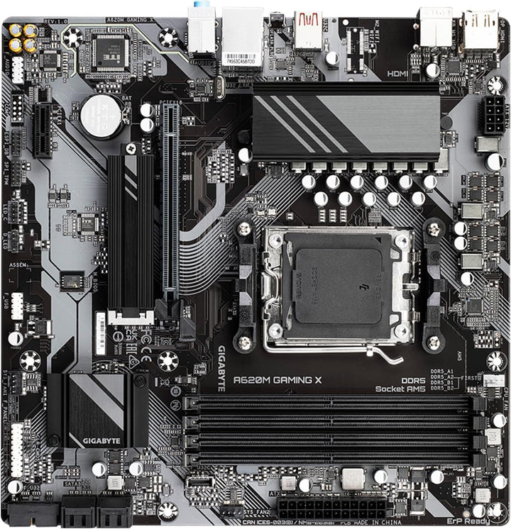 Gigabyte A620M Gaming X (Sockel AM5/A620/DDR5/S-ATA 6Gb/s/Micro ATX)