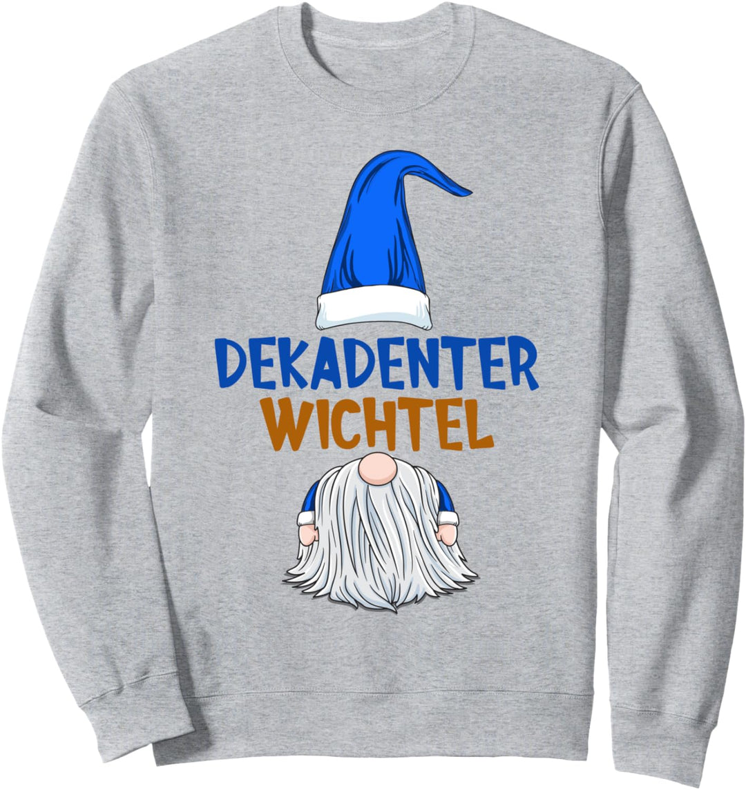 Dekadenter Wichtel Partnerlook Familien Outfit Weihnachten Sweatshirt