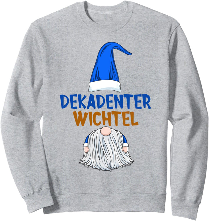 Dekadenter Wichtel Partnerlook Familien Outfit Weihnachten Sweatshirt
