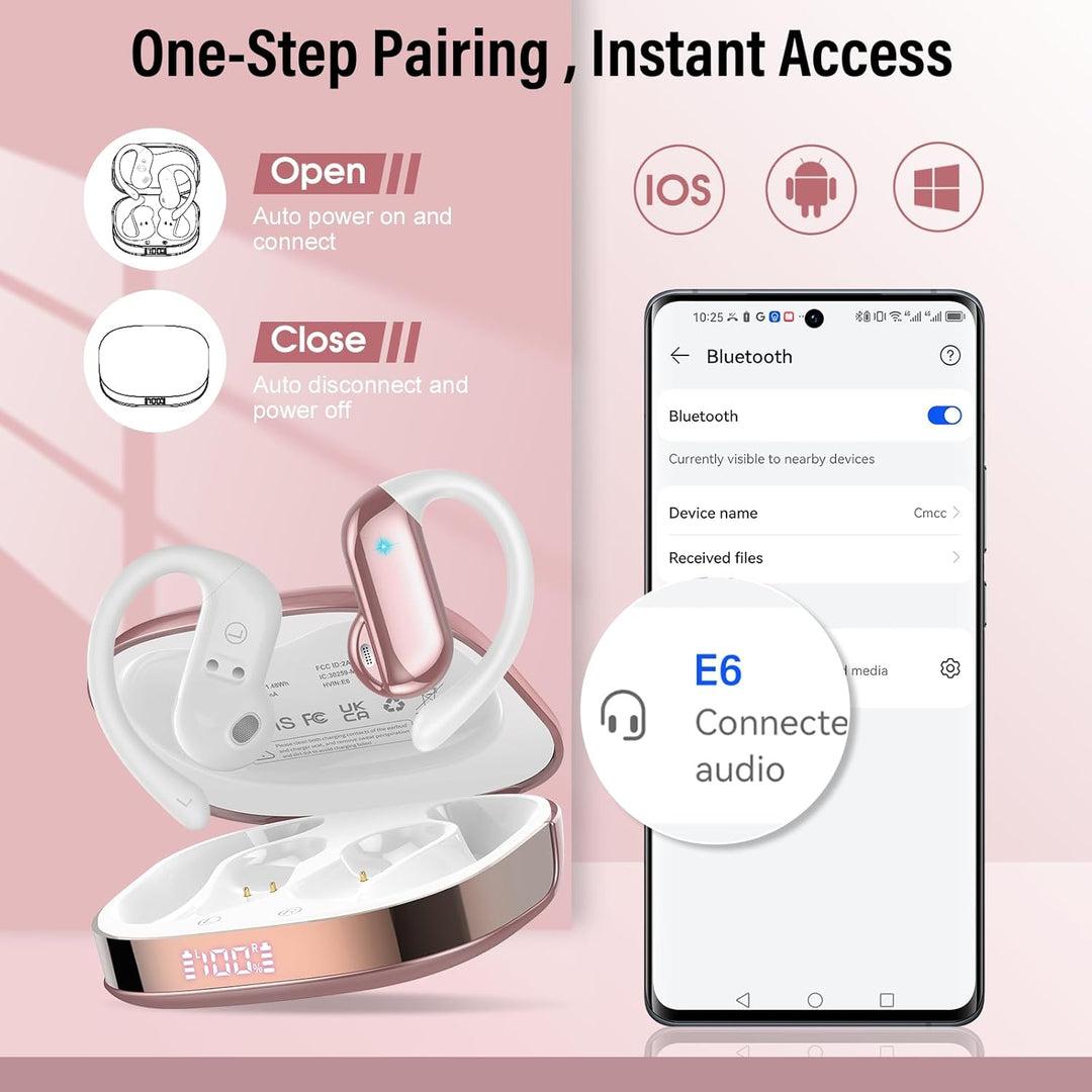 KI Übersetzer Kopfhörer, 3-in-1 Echtzeit Sprachübersetzer Kopfhörer mit ENC und App, 42Std Übersetzu