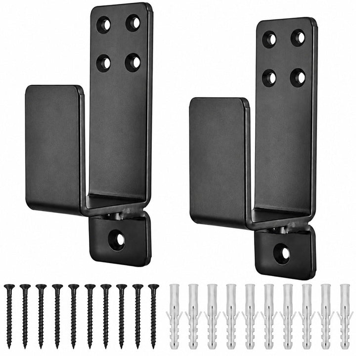 AINAFIX Türverriegelungsklammern, U-Halterung für 5,1 x 10,2 cm, robust, geschlossener Stangenhalter
