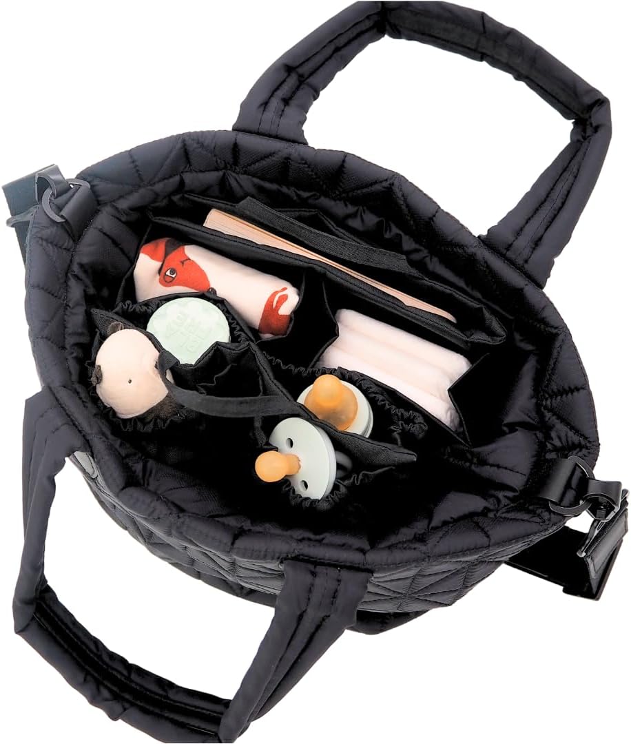 Wickeltasche für Eltern mit Fächern, Innentasche Handtaschen organizer, Taschenorganizer für Newborn