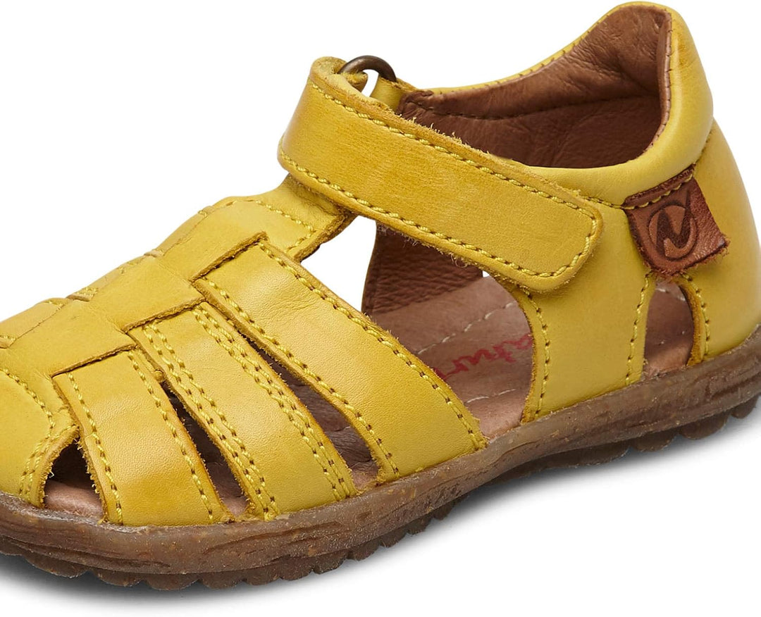 Naturino Halb geschlossene Sandalen aus Leder 26 EU Gelb Giallo 0g04, 26 EU Gelb Giallo 0g04