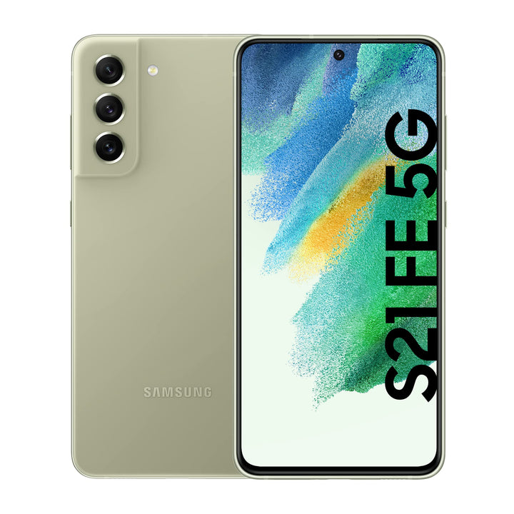 Samsung Galaxy S21 FE 5G 128GB Olive EU [16,29cm (6,4") OLED Display, Android 12, 12MP Triple-Kamera