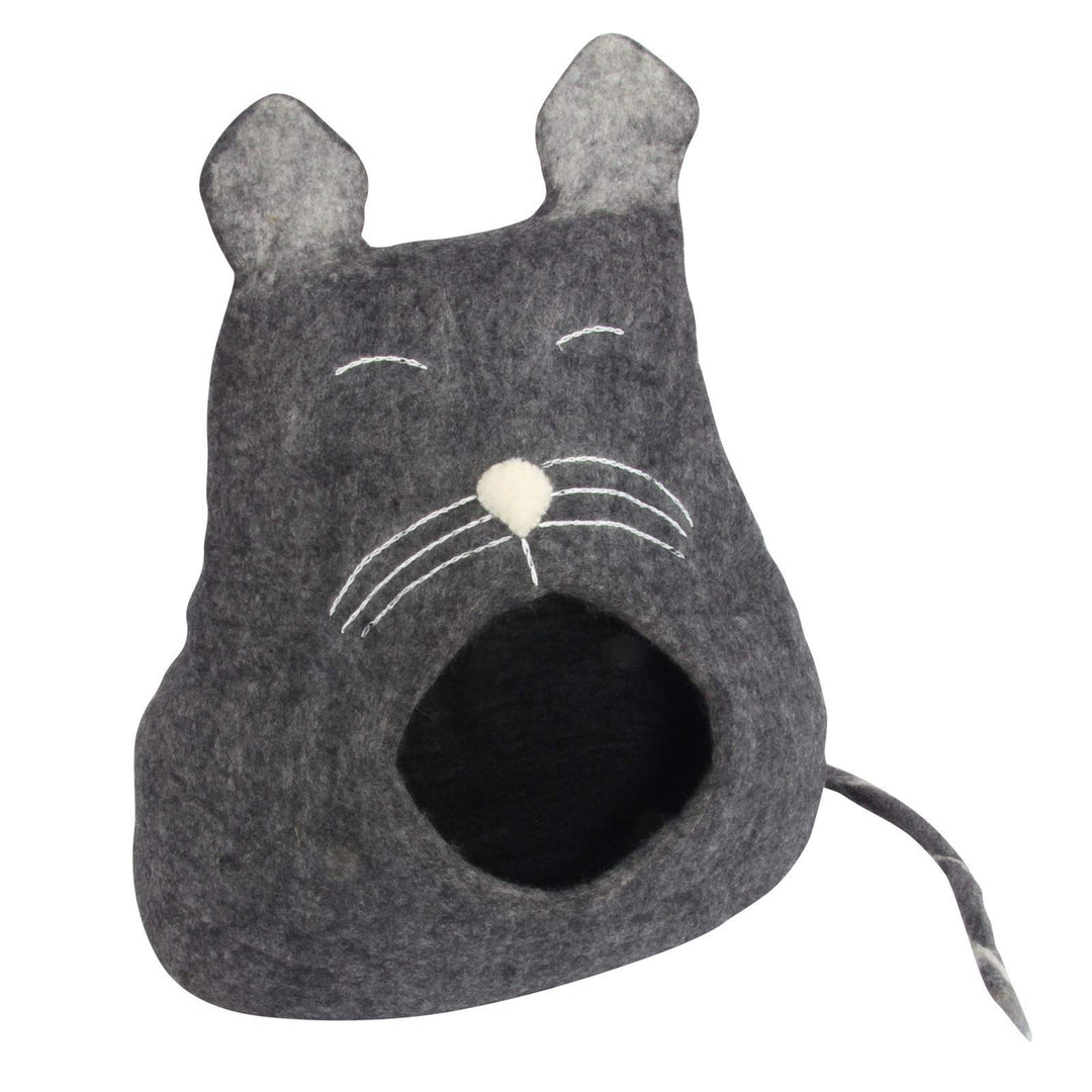 Freak Scene Katzenhöhle - Schläfrige Katze - grau - Katzenhaus - Katzenbett Modell 06, Modell 06