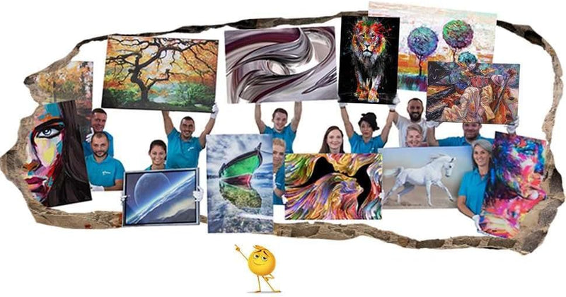 Startonight Bilder Berge im Frühling, Leinwandbilder Moderne Kunst, Landschaft Wanddeko Kunstdrucke,