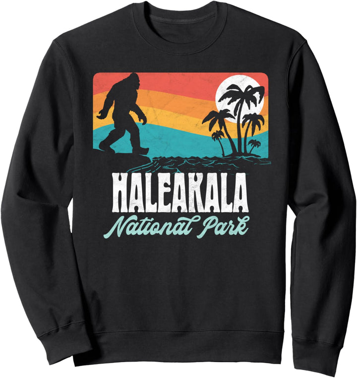 Vintage Haleakala National Park Bigfoot Hawaii Graphic Sweatshirt