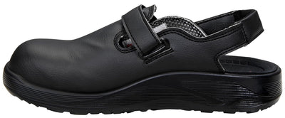 ELTEN Clog Michel Black ESD OB, Damen und Herren, Textil, leicht, klassisch, Schwarz 44 EU, 44 EU