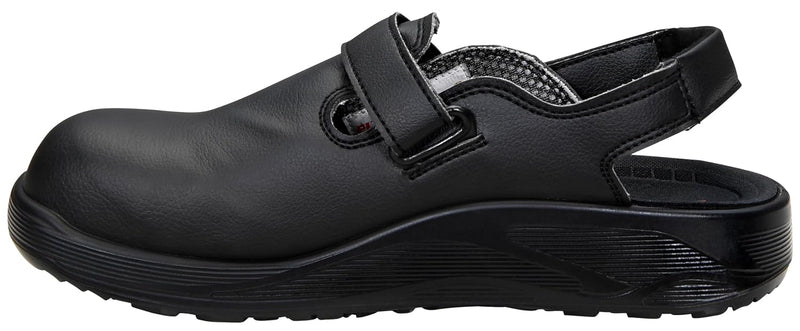 ELTEN Clog Michel Black ESD OB, Damen und Herren, Textil, leicht, klassisch, Schwarz 44 EU, 44 EU