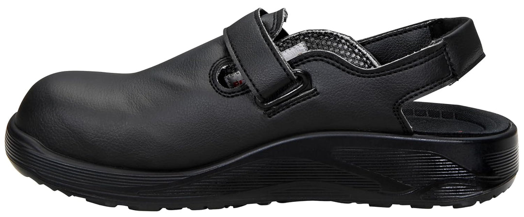 ELTEN Clog MICHEL black ESD SB, Herren, Textil, Stahlkappe, leicht, klassisch, Schwarz, Grösse: 47 4