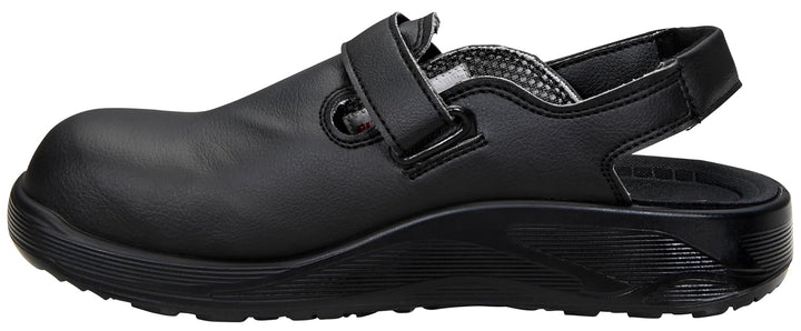 ELTEN Clog MICHEL black ESD SB, Herren, Textil, Stahlkappe, leicht, klassisch, Schwarz, Grösse: 47 4