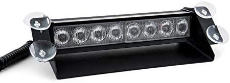 Raptors LED Technik Frontblitzer Shark 8W Scheibenblitzer für Show Cars | Scheibenblitzer 12V | Dash