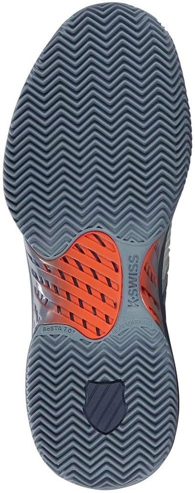 K-Swiss Herren Hypercourt Supreme Sport Shoe, 42.5 EU Blue Blush Orion Blue Scarlet Ibis