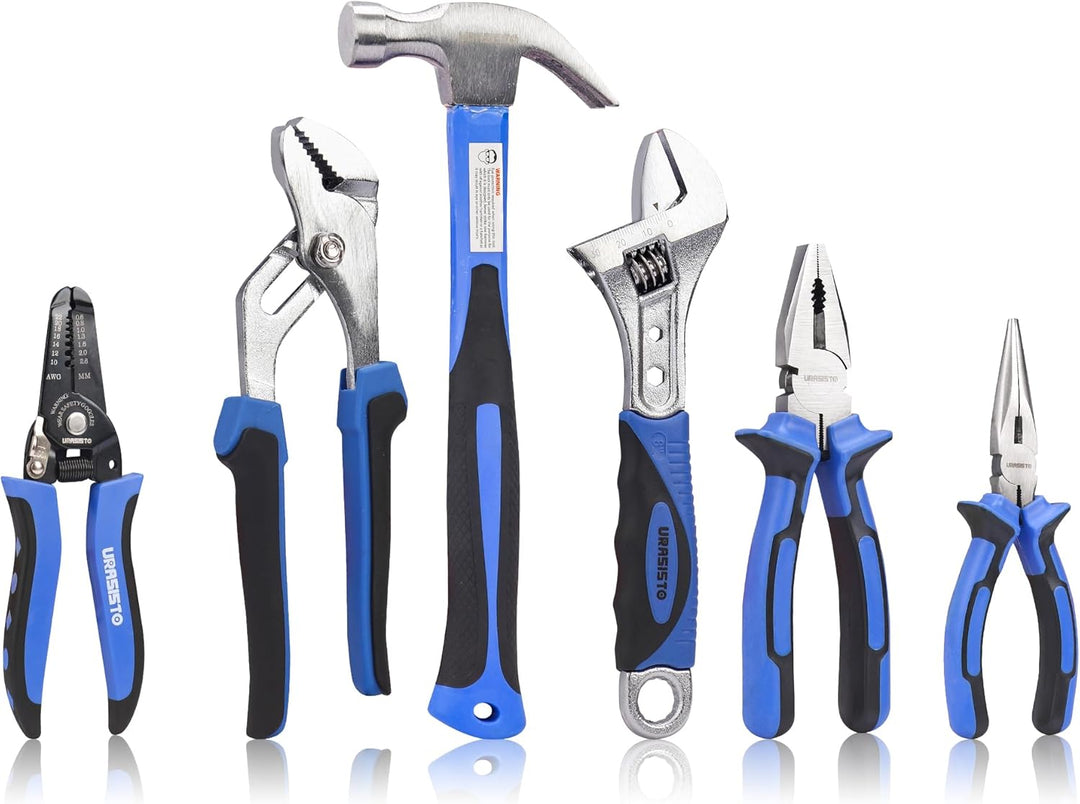 URASISTO Werkzeug-Set, 168-teilig, Auto-Reparatur &amp; Hauswartung, Handwerkzeug-Set für Haushalt, Büro