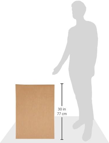 Clairefontaine 975016C Packung mit 25 Blatt Kraftpapier (275g, 50 x 70 cm, ideal für Kunstprojekte u