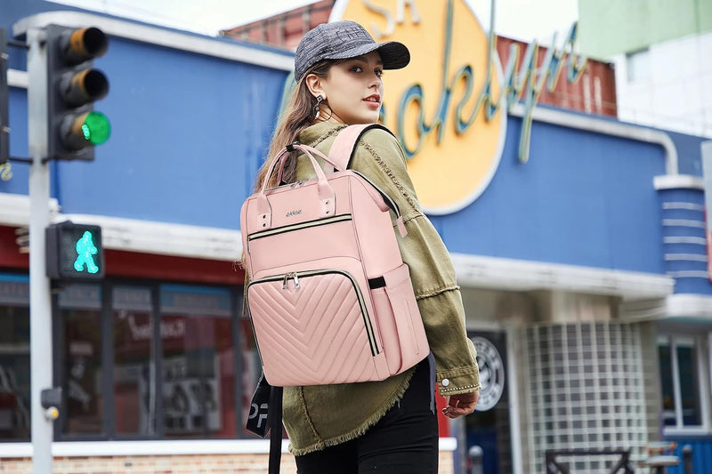 Laptop-Rucksack für Frauen, Arbeit Business Travel Computer Taschen, Lehrer Rucksack für Frauen, ges