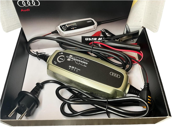 Audi 420093050C Batterieerhaltungsgerät mit Konturenstecker, 220 V-240 V, Gold