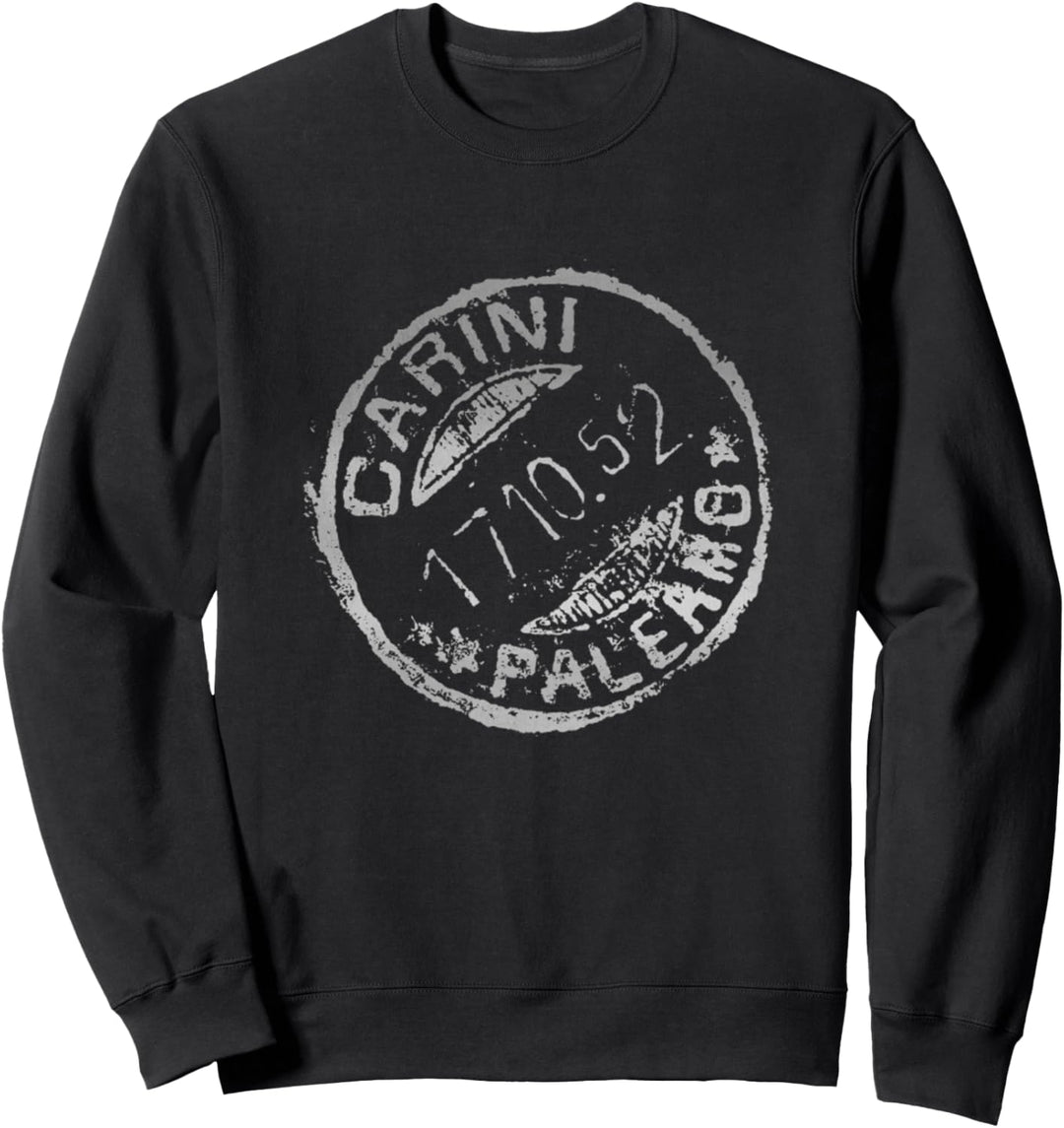 Poststempel von Palermo Carini Italien Sweatshirt