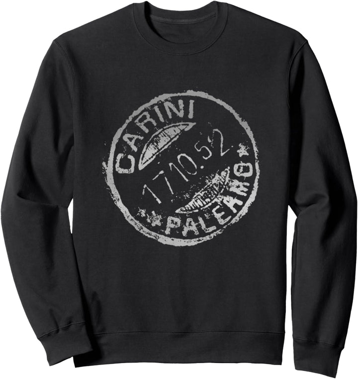 Poststempel von Palermo Carini Italien Sweatshirt