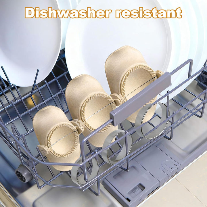 Dumpling Maker Set 8-teilig, 3 Grössen Ravioli- & Teigtaschenformer mit Teigschneider, Edelstahl Fül