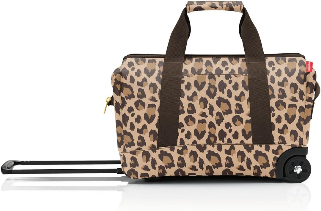 reisenthel allrounder Trolley leo macchiato – Vielseitige Reisetasche auf Rollen für Reisen, Arbeit