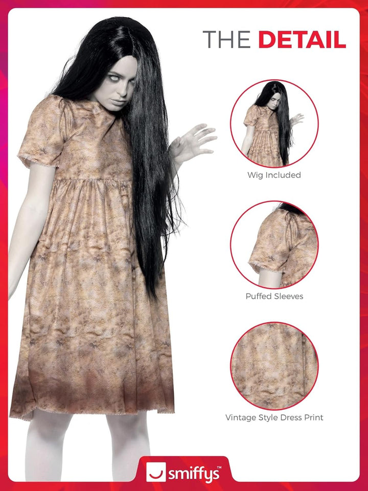 Evil Spirit Costume (M) M - UK Size 12-14 Grau, M - UK Size 12-14 Grau