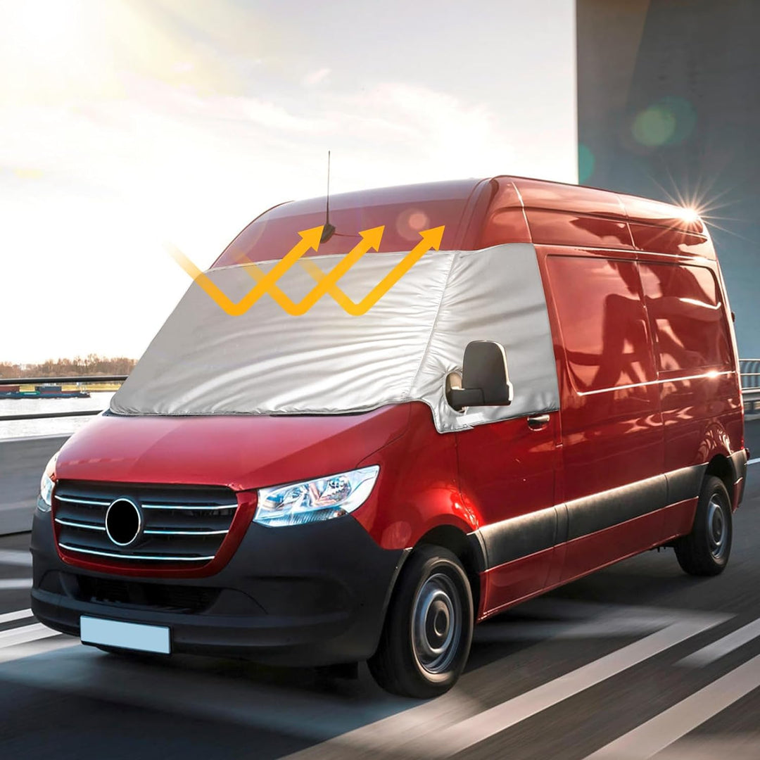 Frontscheibe Wrap Cover Ersatz für Mercedes Sprinter 2019-2023, Auto Windschutzscheiben Abdeckung, 6