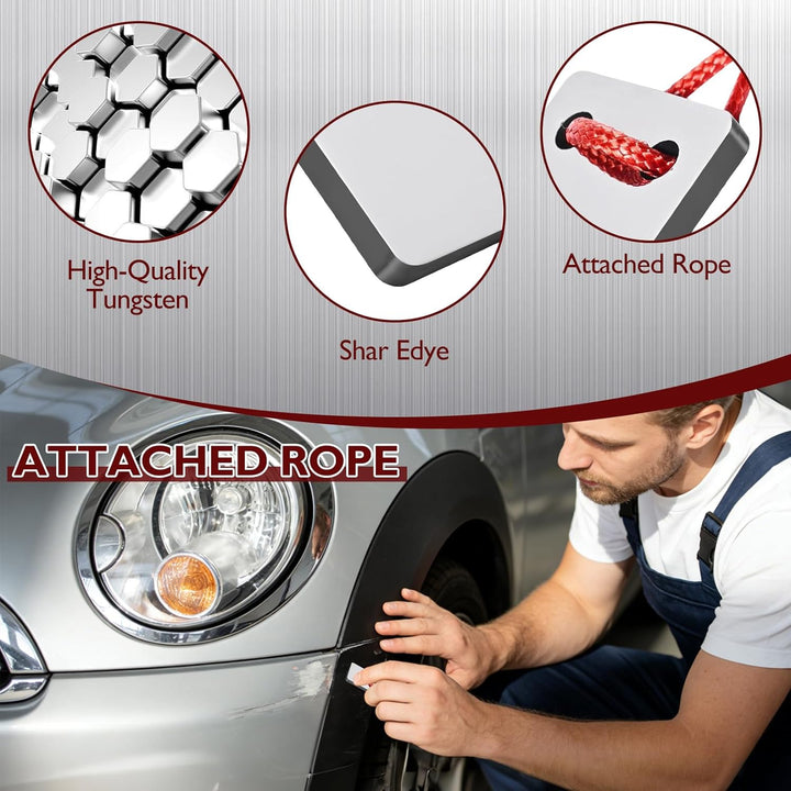 RICKMASK Lackhobel Autolack, Lackschaber Auto, Caulk Remover Tool für Schmutz, Flecken und Staubflec