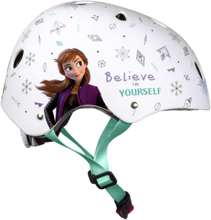 SEVEN POLSKA Mädchen Frozen Skaterhelm, weiss, M