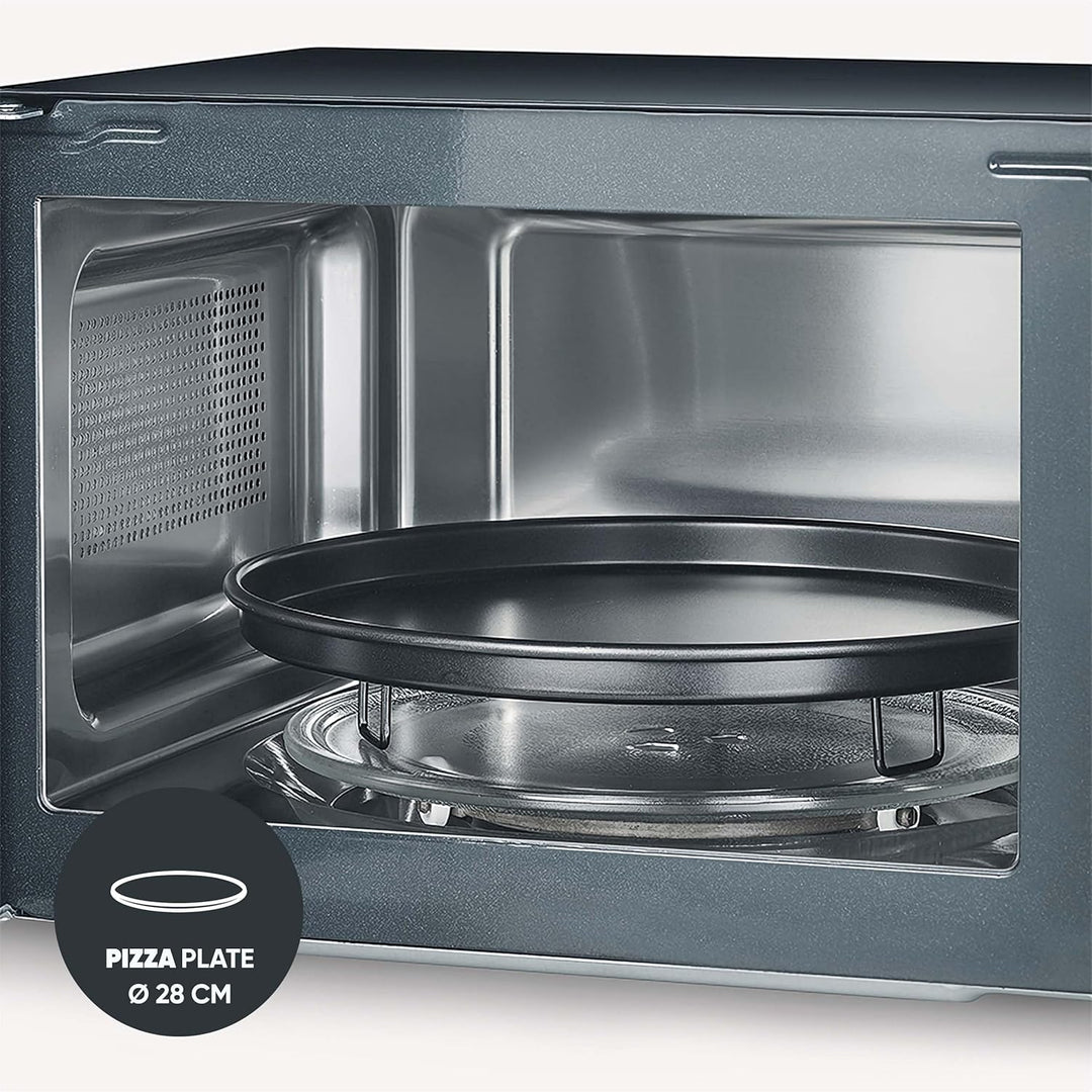 SEVERIN 3-in-1 Mikrowelle mit Grill und Heissluftfunktion bis 200°C, Minibackofen inklusive Vorheizf