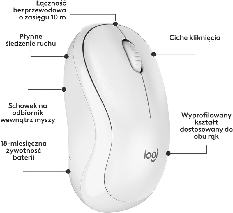 Logitech MK295 kabelloses Tastatur-Maus-Set mit SilentTouch-Technologie, Shortcut-Tasten, optischer