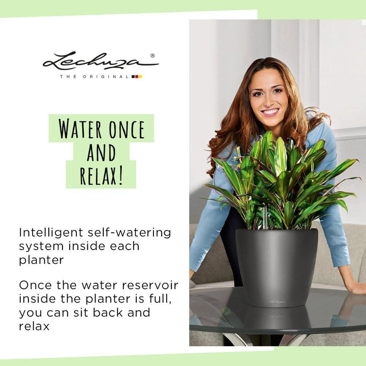 LECHUZA CLASSICO Premium LS 43 scarlet rot hochglanz 16087 43.5x43.5x39.5 cm Scarlet Rot Hochglanz E