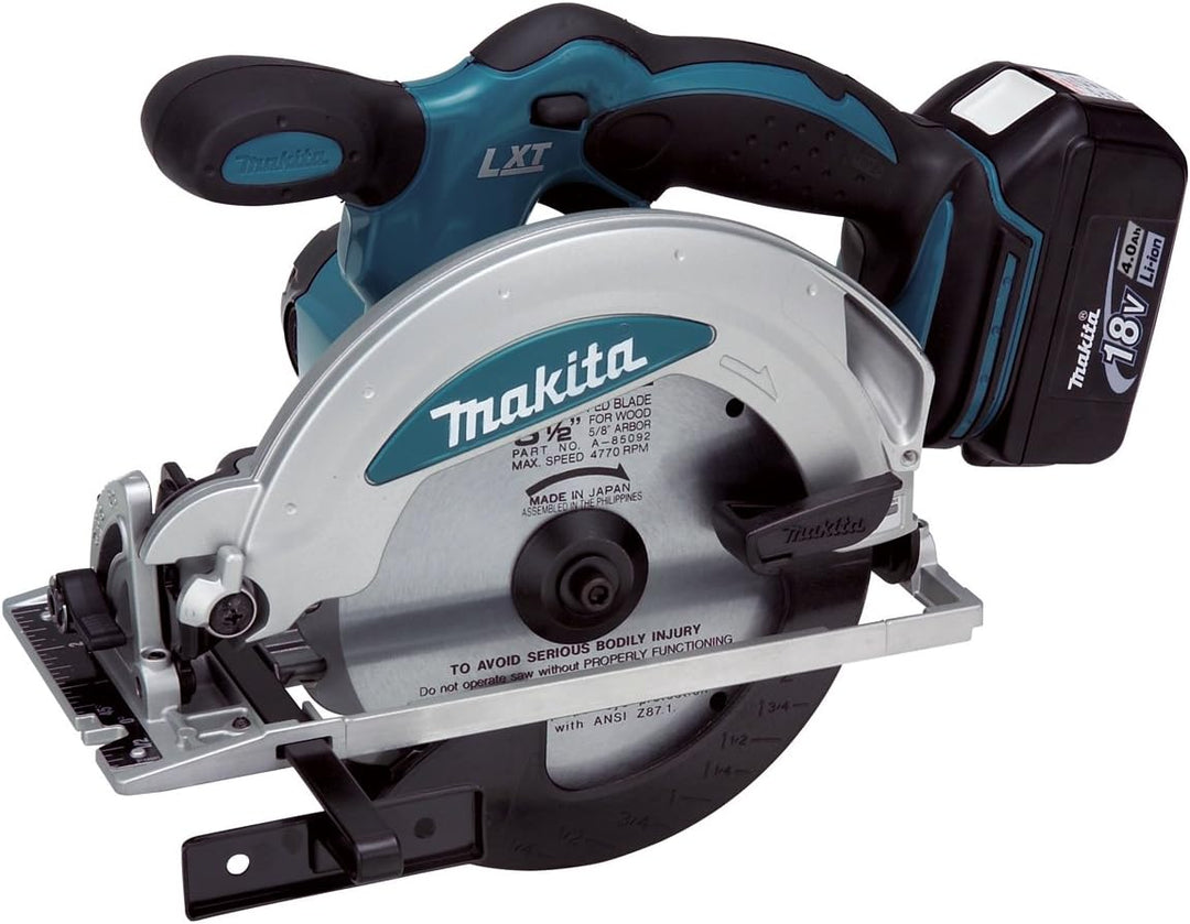 Makita DSS610RMJ Akku-Handkreissäge 18 V/4,0 Ah, 2 Akkus und Ladegerät im Makpac im MAKPAC mit 2 Akk