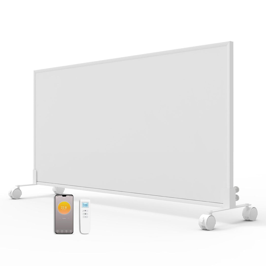 Infrarotheizung Standgerät - 700 Watt - App Steuerung &amp; Fernbedienung &amp; Thermostat - Elektroheizung