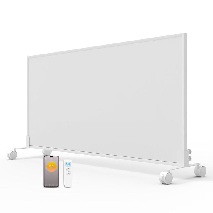 Infrarotheizung Standgerät - 700 Watt - App Steuerung &amp; Fernbedienung &amp; Thermostat - Elektroheizung