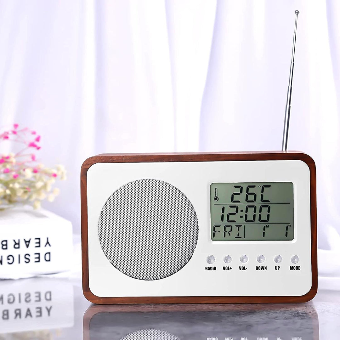 FISHTEC ® Radiowecker Woodstock - Snooze - Temperatur