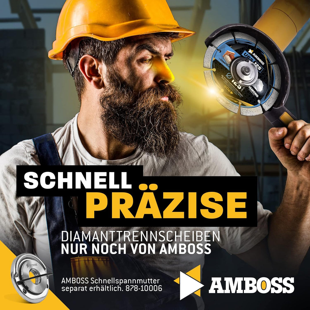 Amboss Diamant Trennscheibe UBS 12S - Diamant-Trennscheibe Ø 350 mm x 20 mm/25,4 mm - leicht armiert