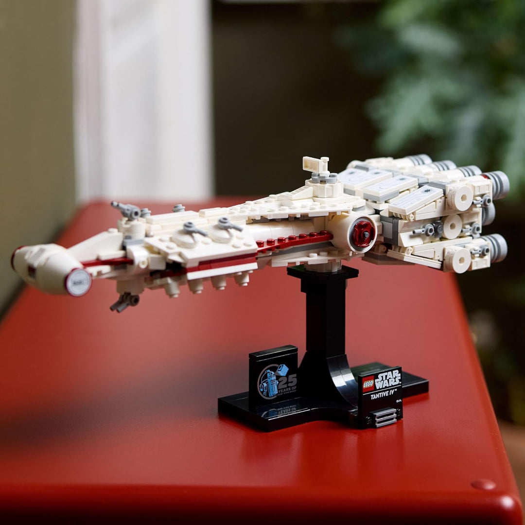 LEGO Star Wars: A New Hope Tantive IV, baubares Raumschiff Modell zum 25. Jubiläum, kreatives Bauset