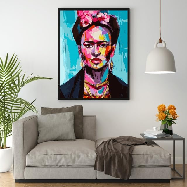 Oh Art! Malen Nach Zahlen Erwachsene Set Mit 3 Pinseln Und Acrylfarben Gemälde Acrylic Malerei DIY L