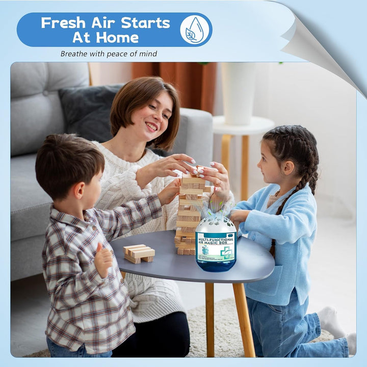 4 Stück Indoor Multifunctional Air Magic Box, Air Magic Staubbox, Pflanzliche Formel, Automatische S