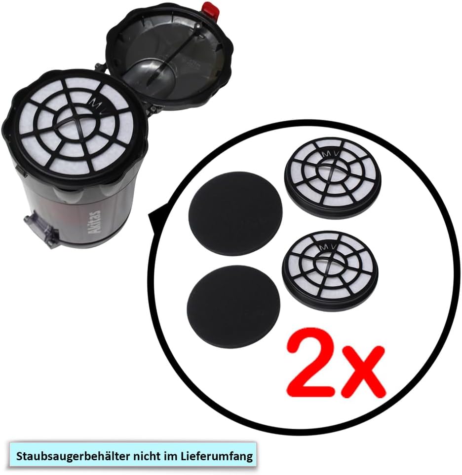 MisterVac | Filter Set kompatibel mit Akitas C6