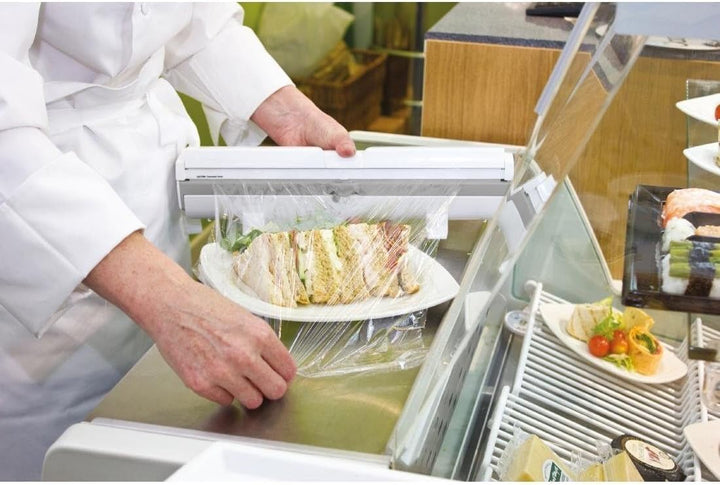 Wrapmaster 7586 1000 Catering Folienspender, weiss ,, 363x 68x 90mm Single, Single